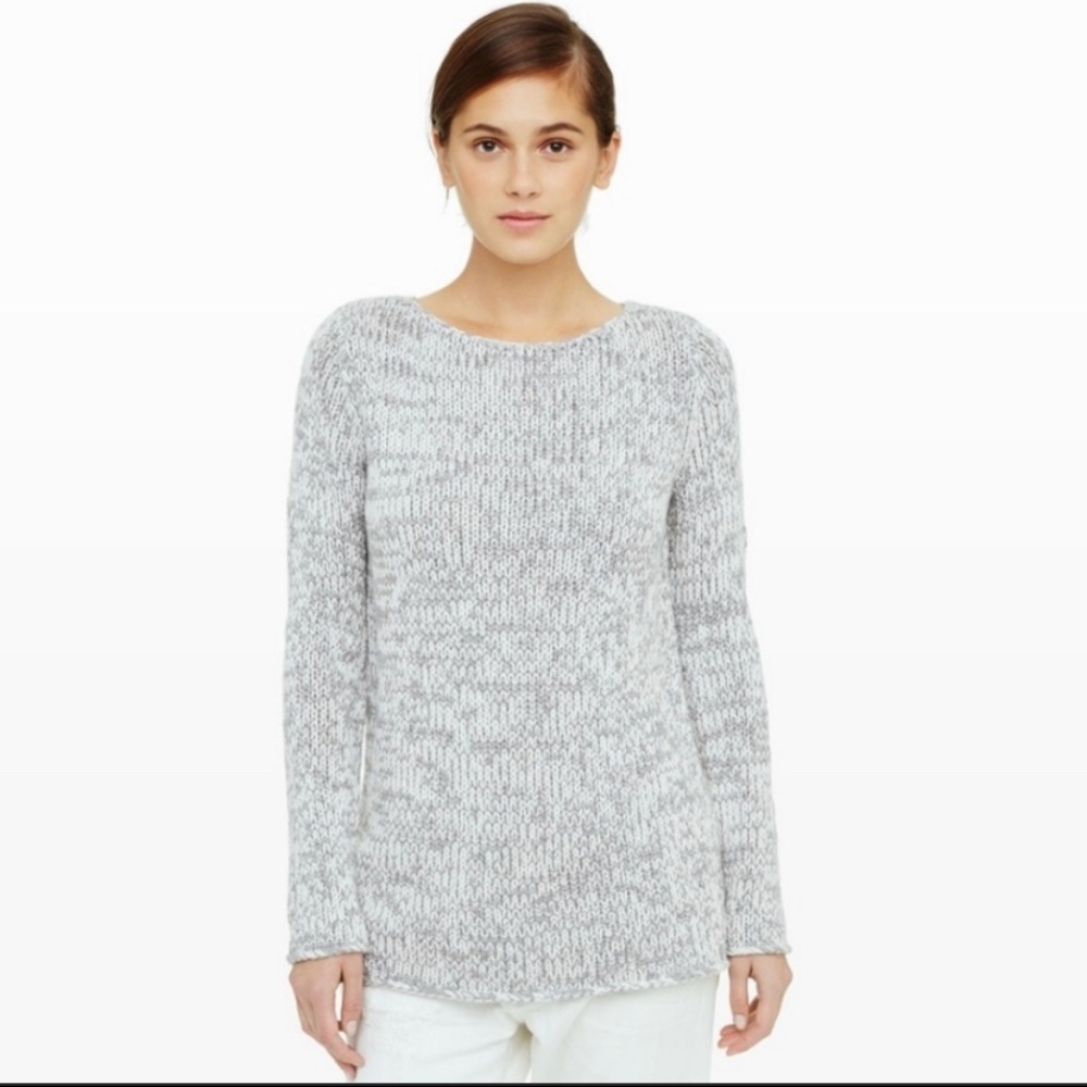 CLUB MONACO Chunky Knit Cashmere Wool Sweater